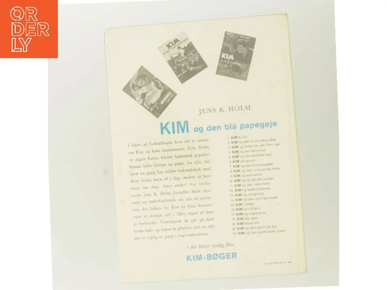 Billede 3 - Kim og den blå papegøje af Jens K. Holm (Bog)