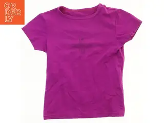 Rosa T-shirt med guldsmedmotiv fra Carite (str. 140)