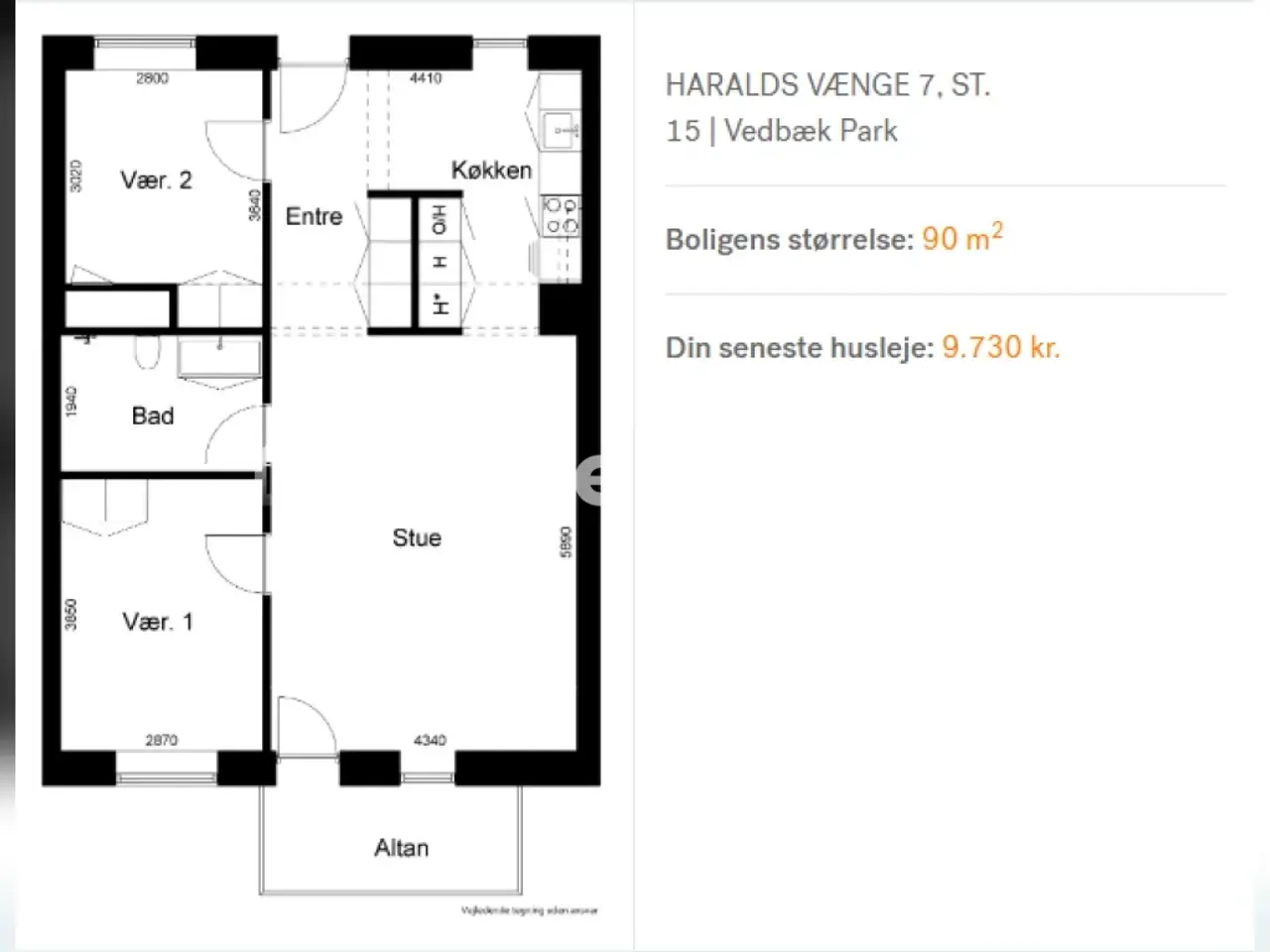 Billede 1 - Hyggelig lejlighed i Rudersdal