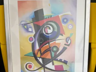 Abstrakt plakat i ramme - Tribute to Kandinsky