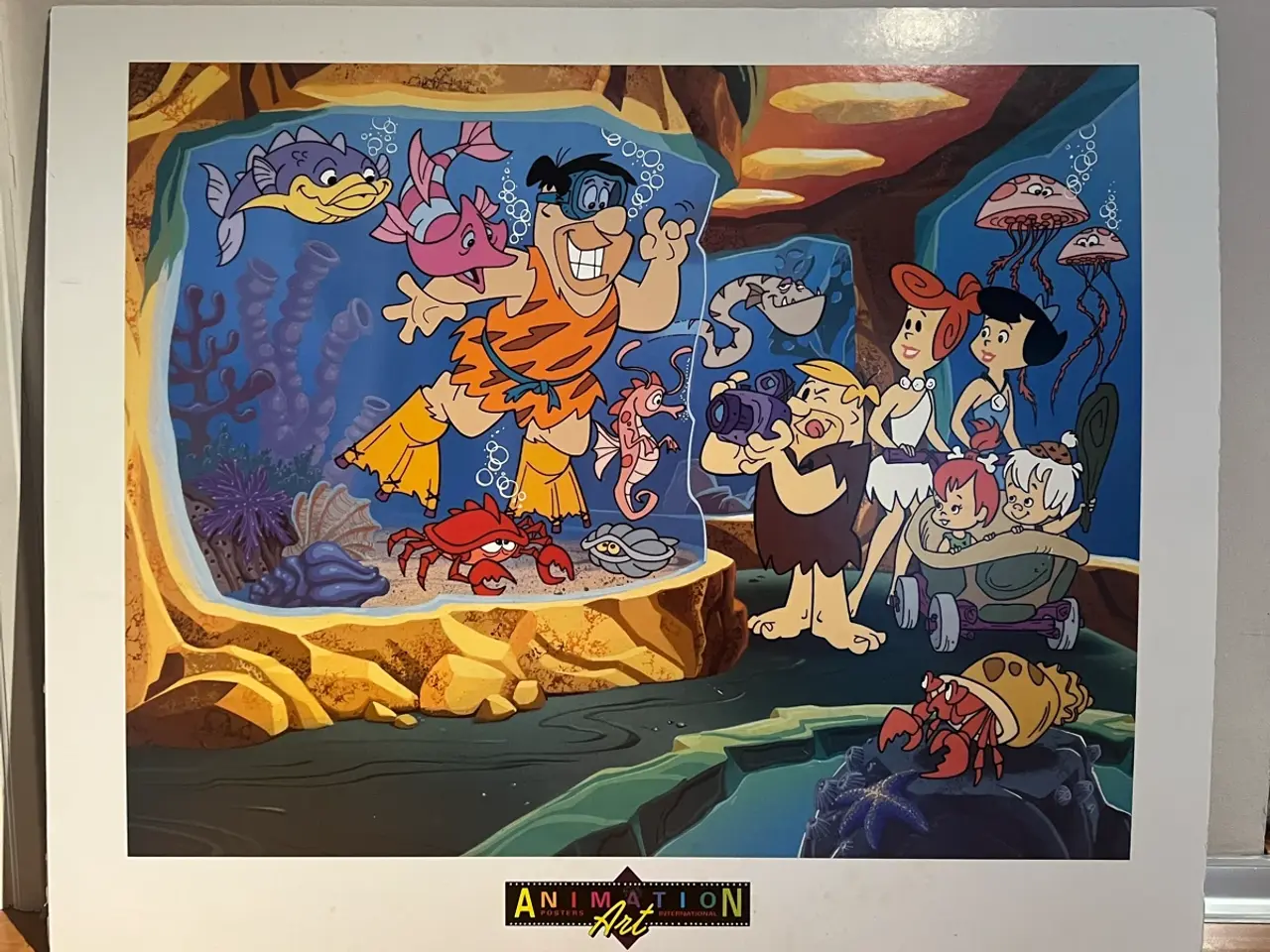 Billede 1 - Stor Flintstone planche fra 1993