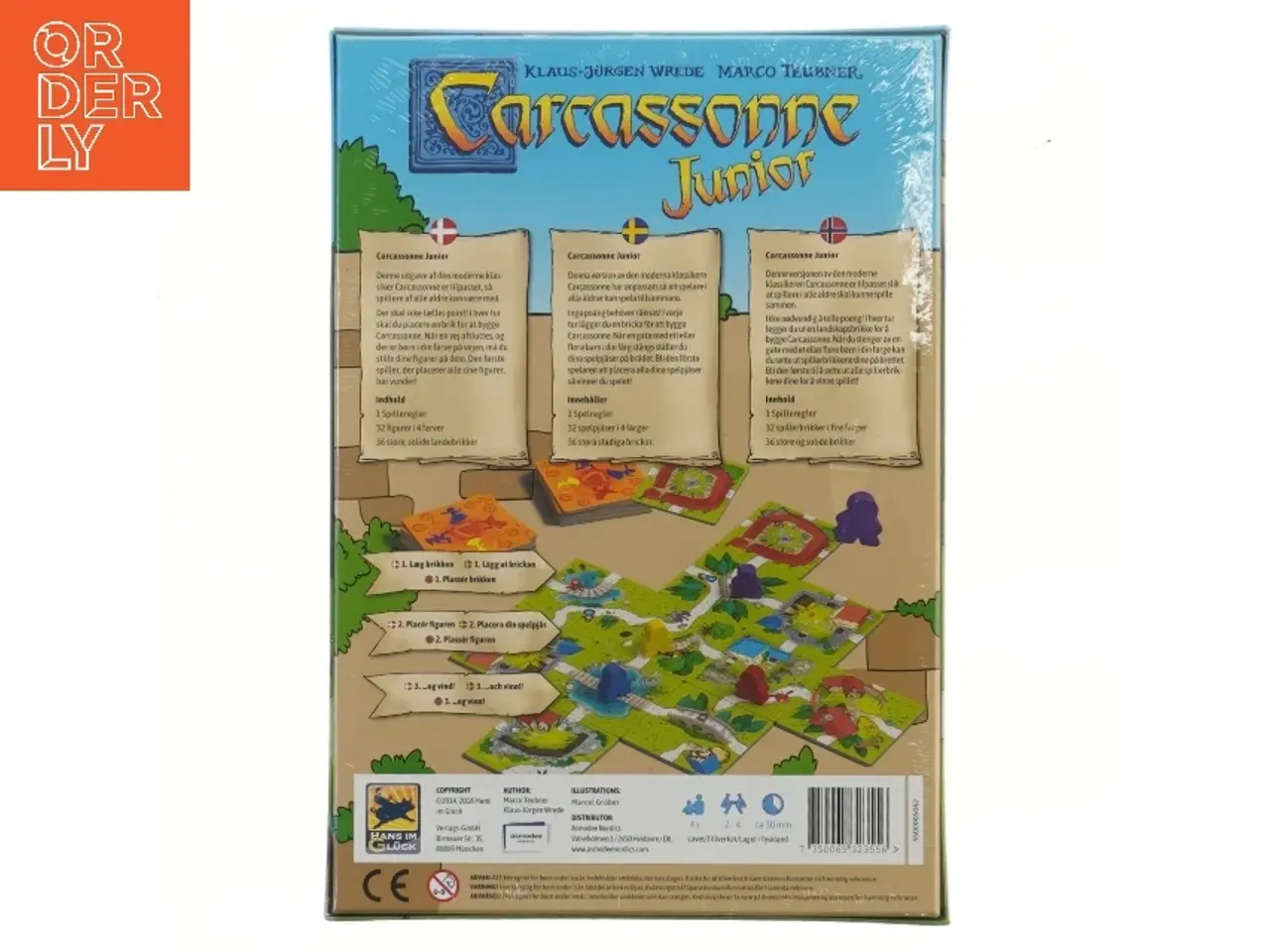Billede 2 - Carcassonne Junior brætspil (str. 27,5x19 cm)