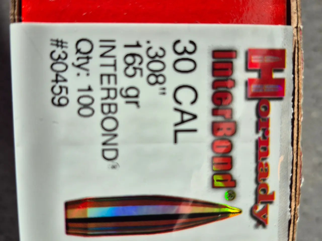 Billede 1 - Hornady cal 30 165 g