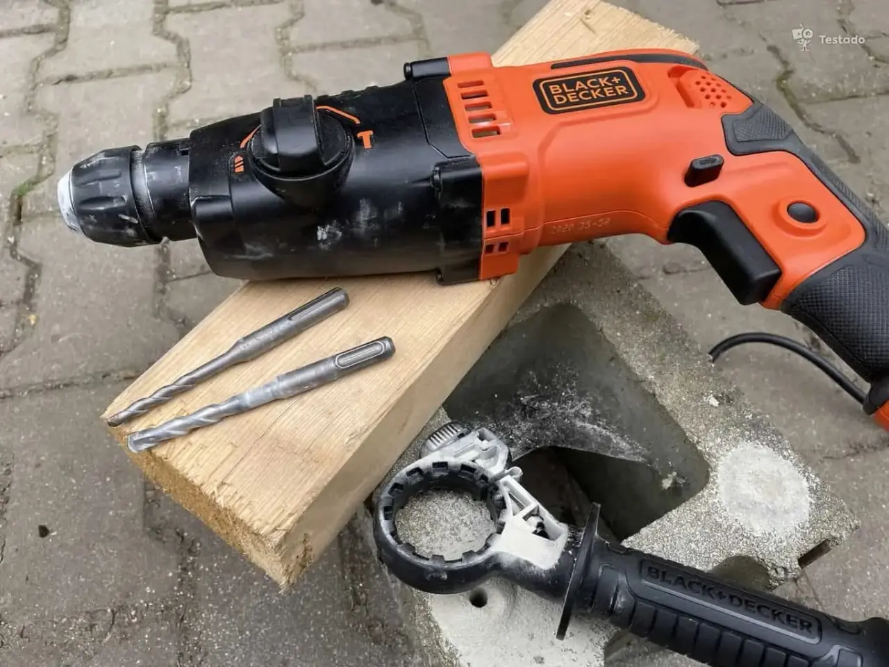 Billede 1 - UDLEJES - Borehammer - BLACK+DECKER SDS-Plus
