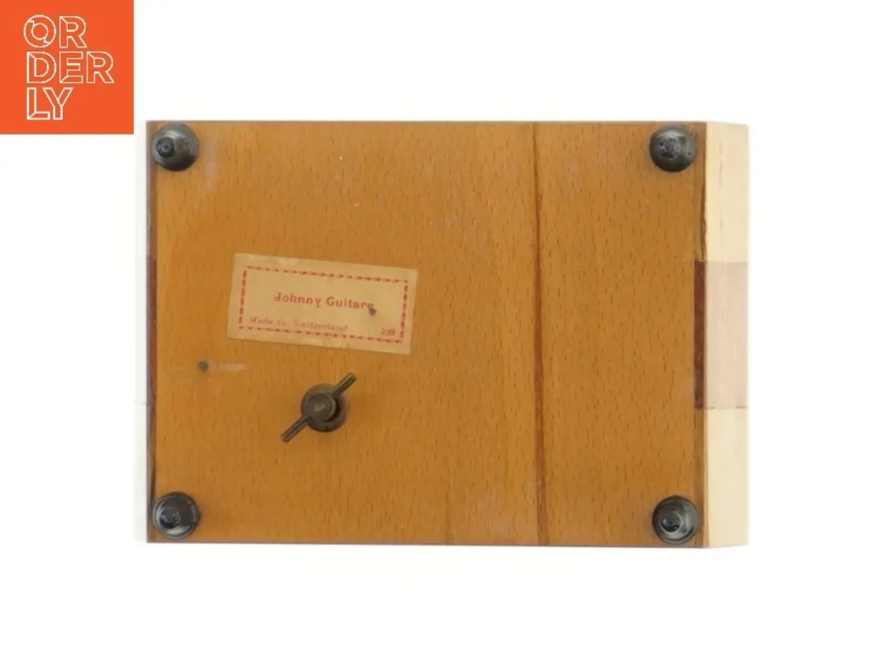 Billede 4 - Træ smykkeskrin med musikmekanisme (str. 15,5x10,5 cm)