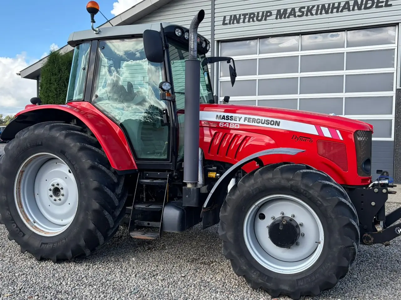 Billede 12 - Massey Ferguson 6480 Dyna 6 med frontlift Meget Veldholdt