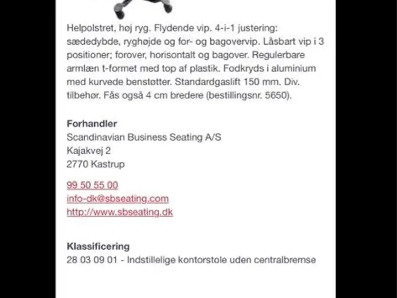 Billede 9 - HÅG H05 5600