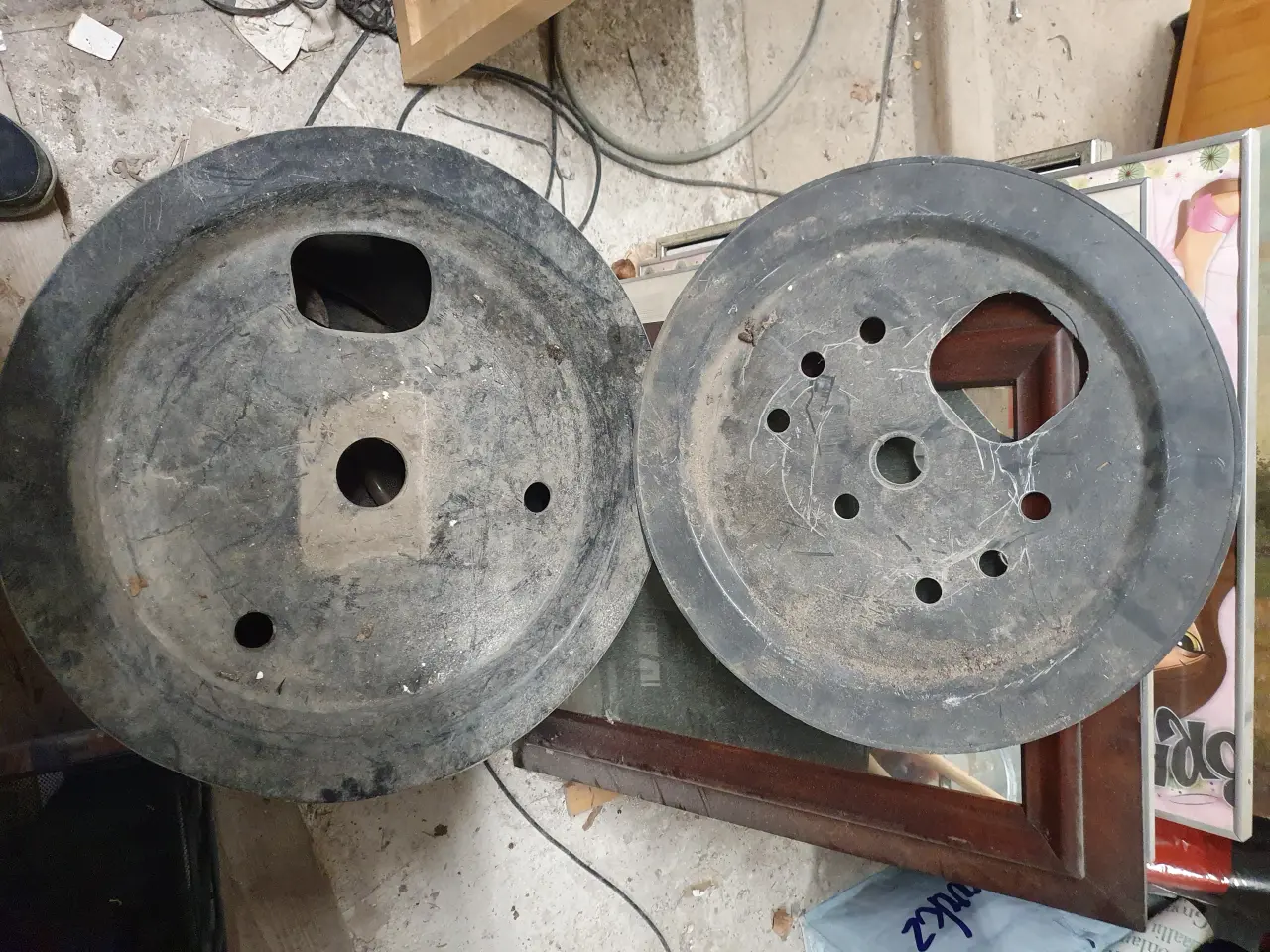 Billede 2 - Fuglebad og motor med pumpe