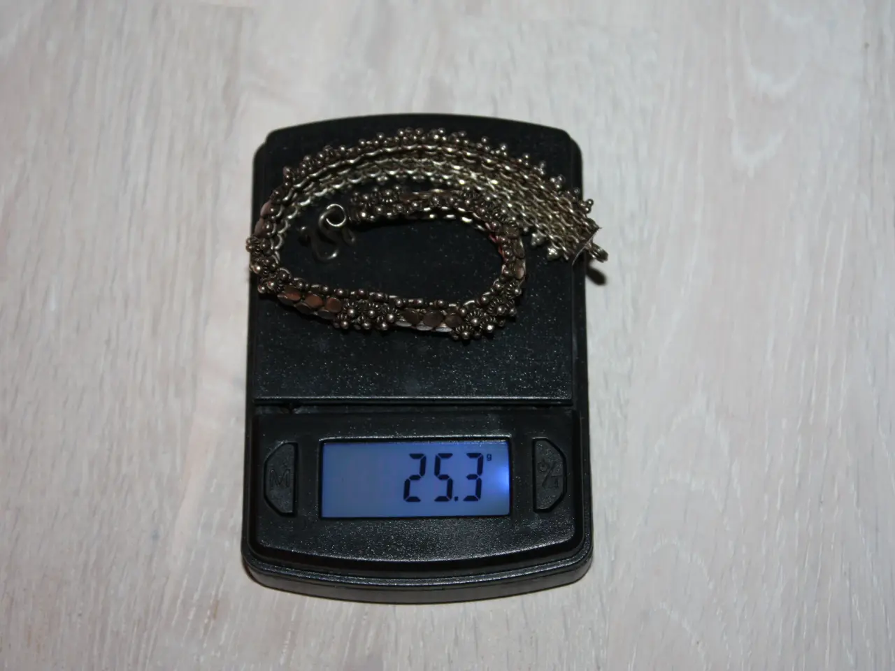 Billede 5 - 18 cm lang sølv armbånd stemplet 925 vægt 25,3 g