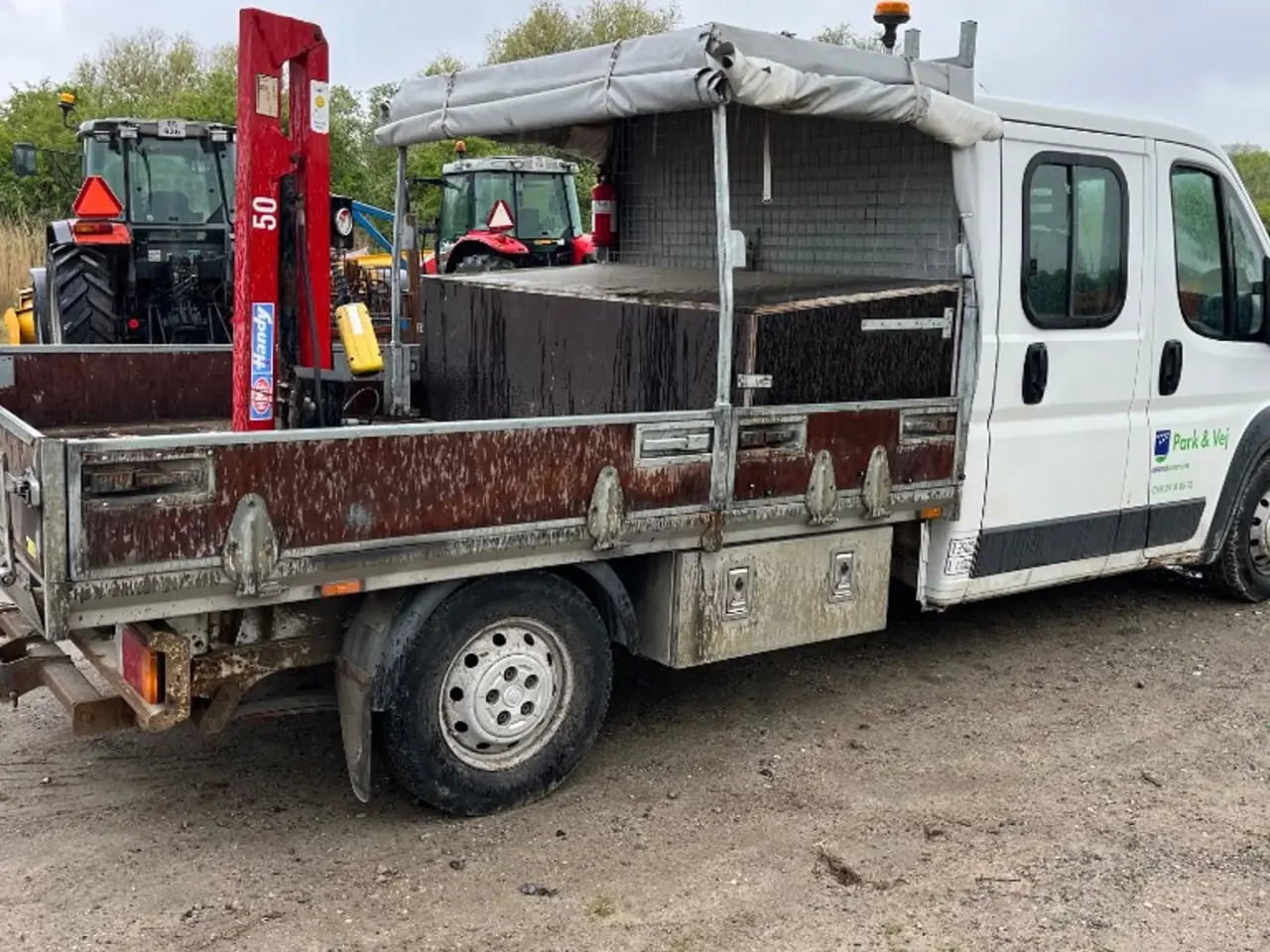 Billede 3 - Fiat Ducato 35H 3,0 JTD med lad og ladkran