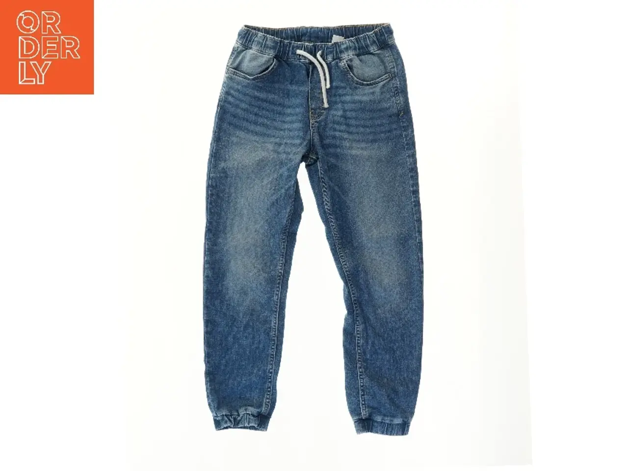 Billede 1 - Børnejeans med elastik og snøre fra H&M (str. 146)