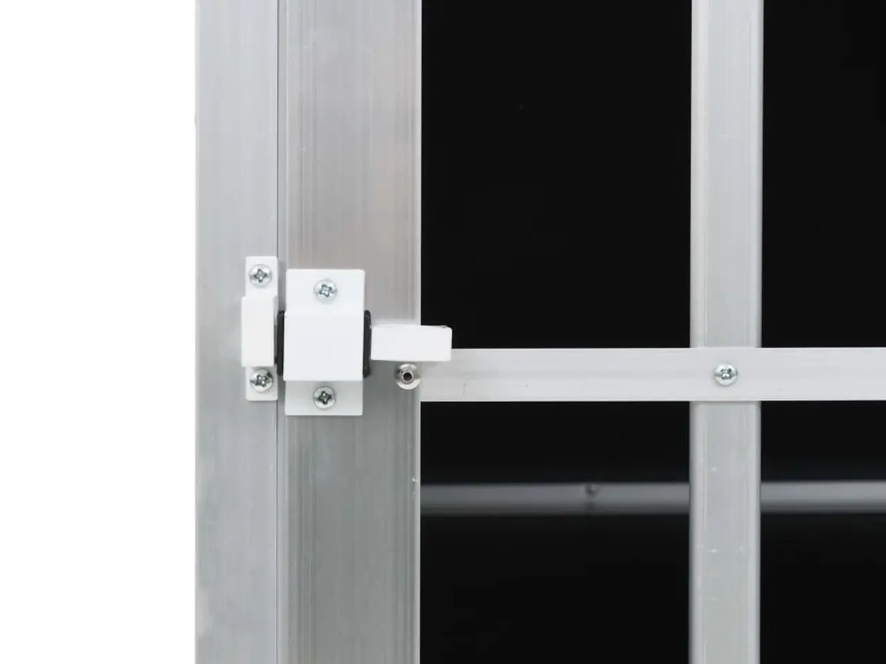 Billede 10 - Hundebur til bil med dobbelt dør - aluminium/MDF, 94 × 88 × 69 cm