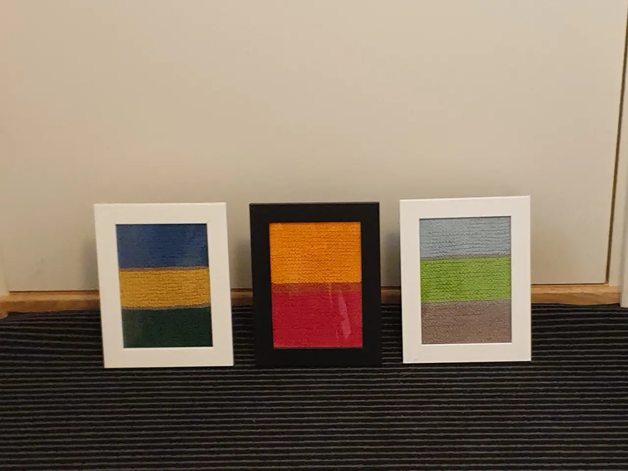 Billede 1 - Billeder strikket a´ la Mark Rothko