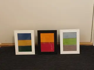 Billeder strikket a´ la Mark Rothko