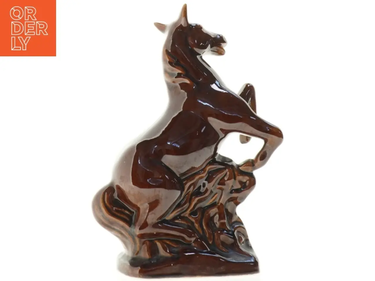 Billede 1 - Keramik hestefigur fra 715 (str. 19 x 8 cm)
