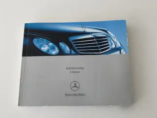 Mercedes instruktionsbog Dansk til model W211/S211