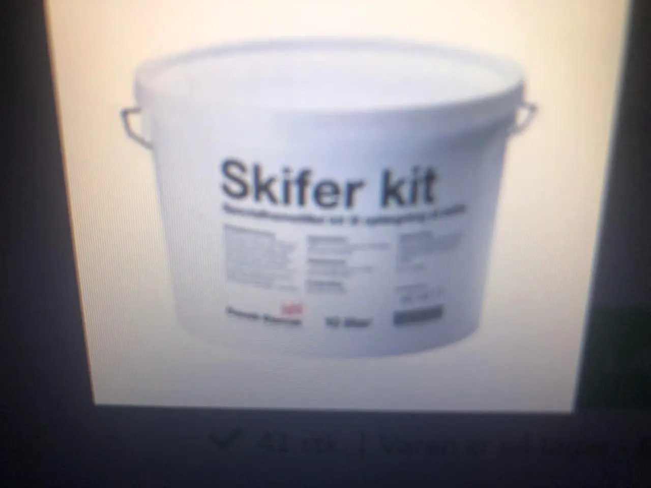 Billede 1 - Købes skifer kit tjærekit bare en lille rest