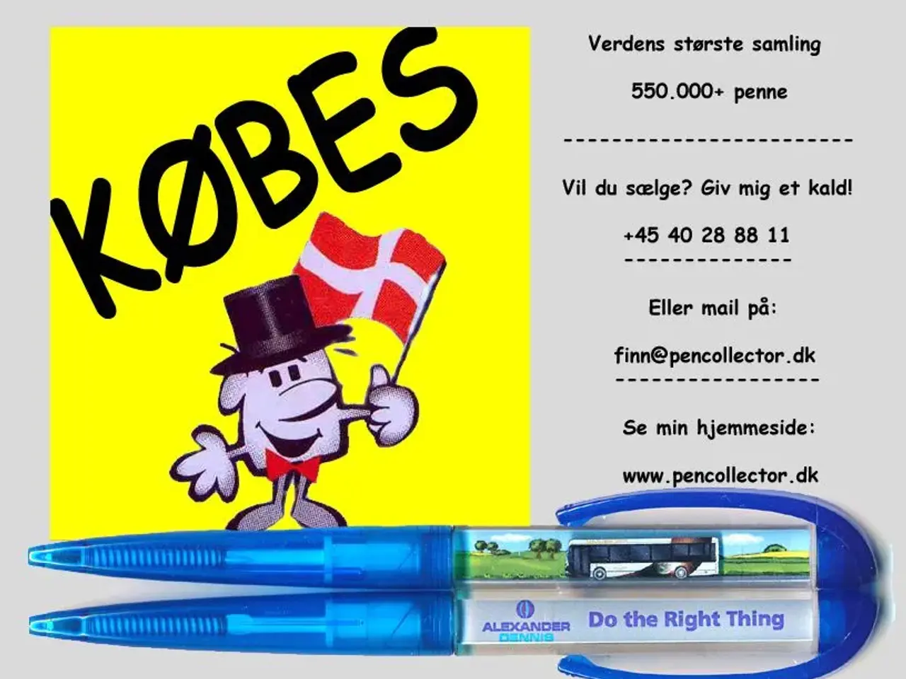 Billede 1 - Floatkuglepenne Købes