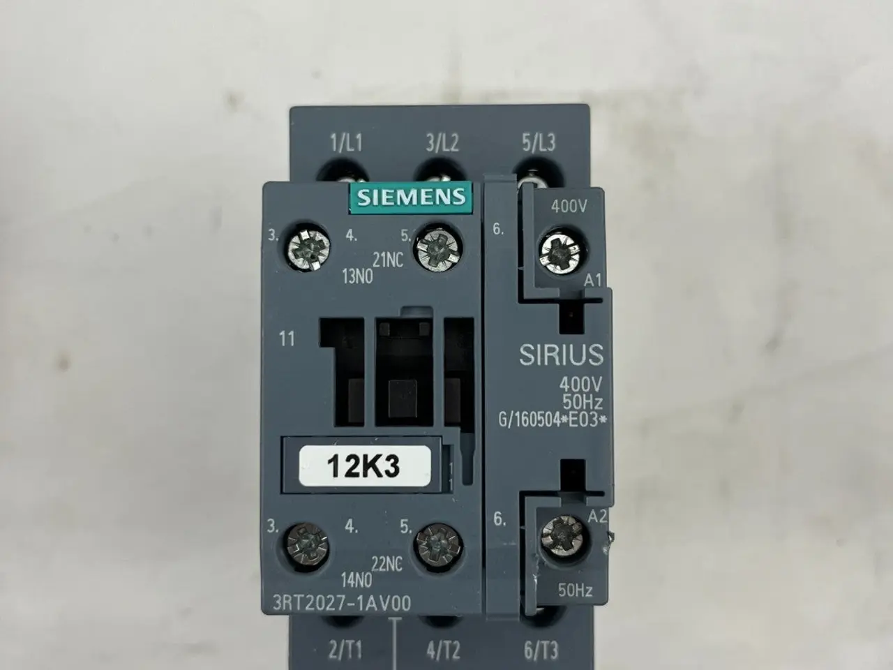 Billede 2 - Siemens SIRIUS 3RT2027-1AV00 kontaktor, 3-Pole,