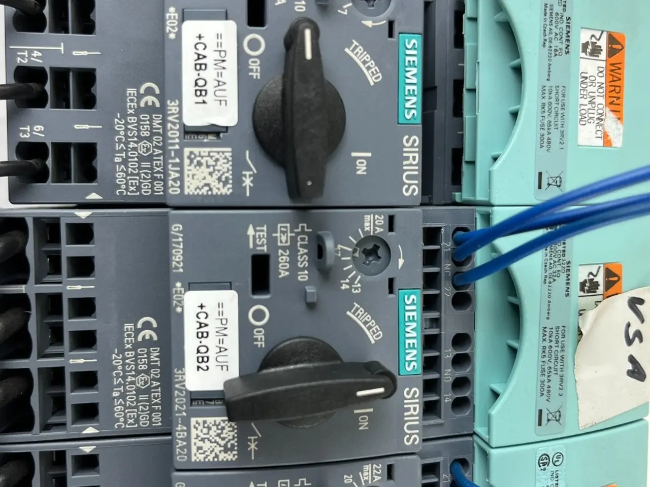 Billede 4 - parti 7x Siemens SIRIUS 3RV2011 / 3RV2021 Motor
