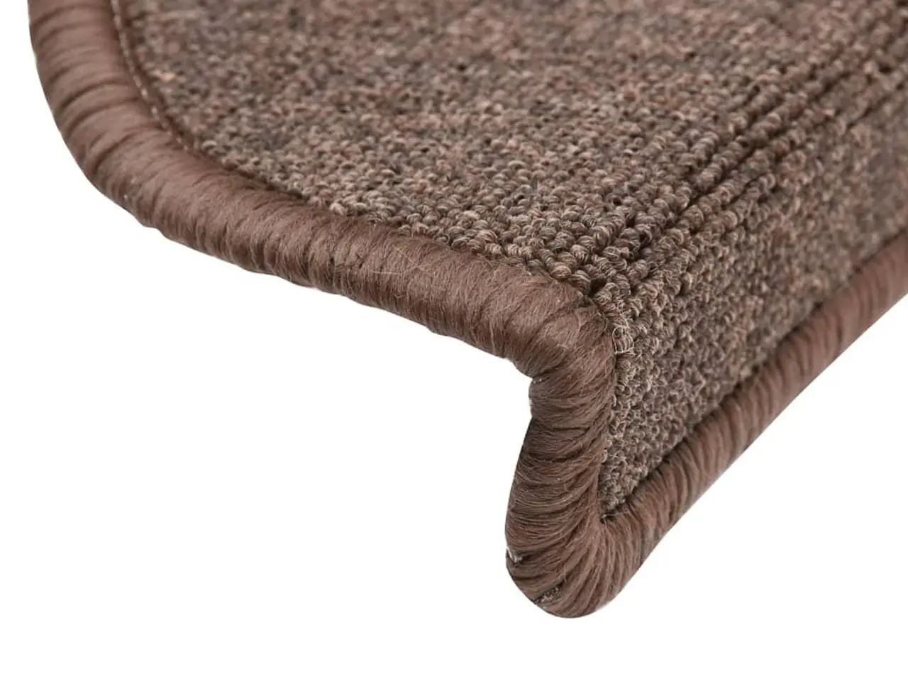 Billede 6 - Trappemåtter halvrunde 15 stk. - 56×17×3 cm, kaffebrune