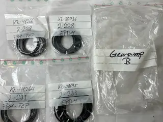 Pump Gasket Seal parti EPDM FPM-FEP O-Rings Sizes