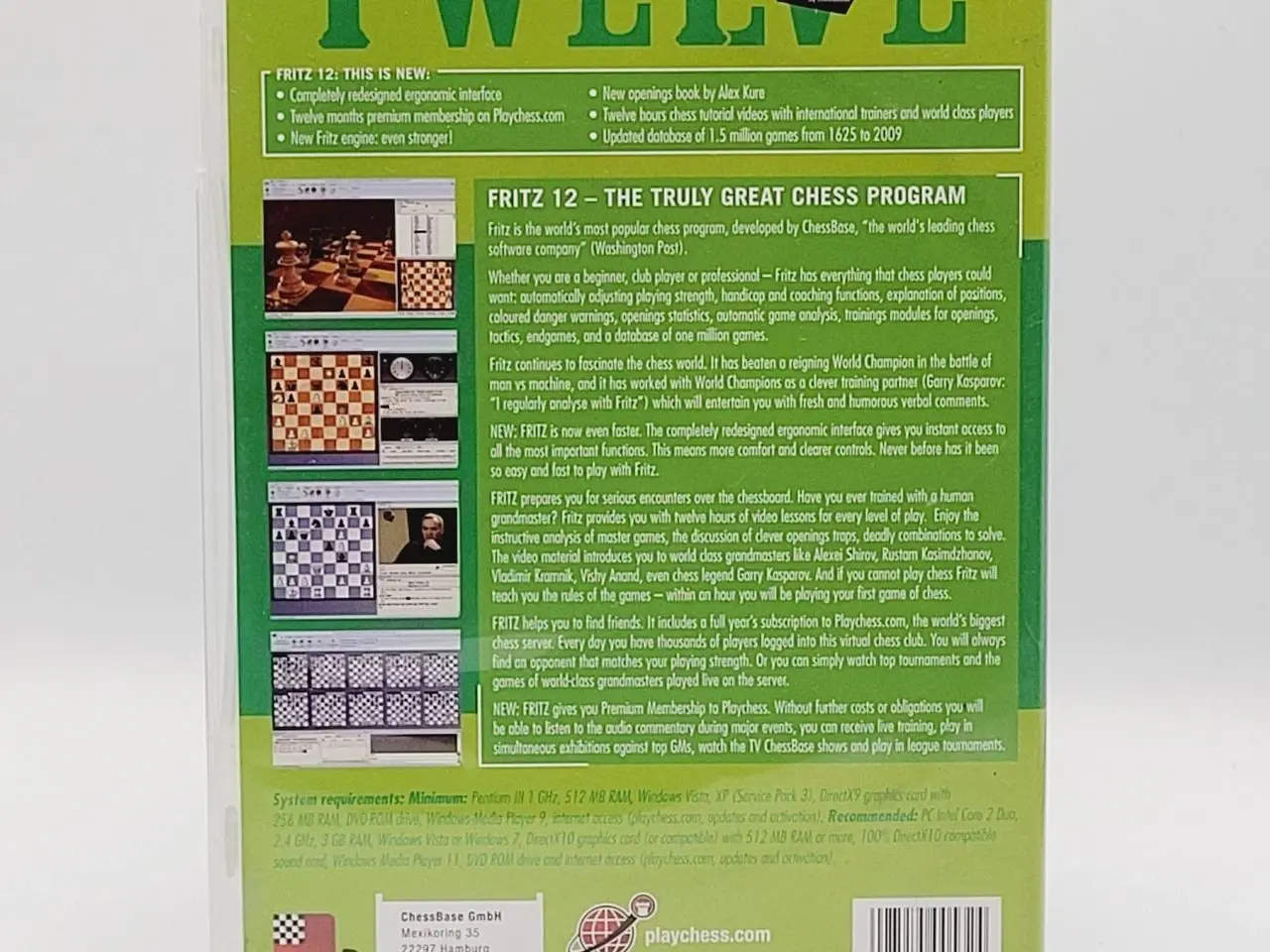Billede 2 - ⭐️- PC: Fritz 12 - TWELVE The Truly Great Chess Pr