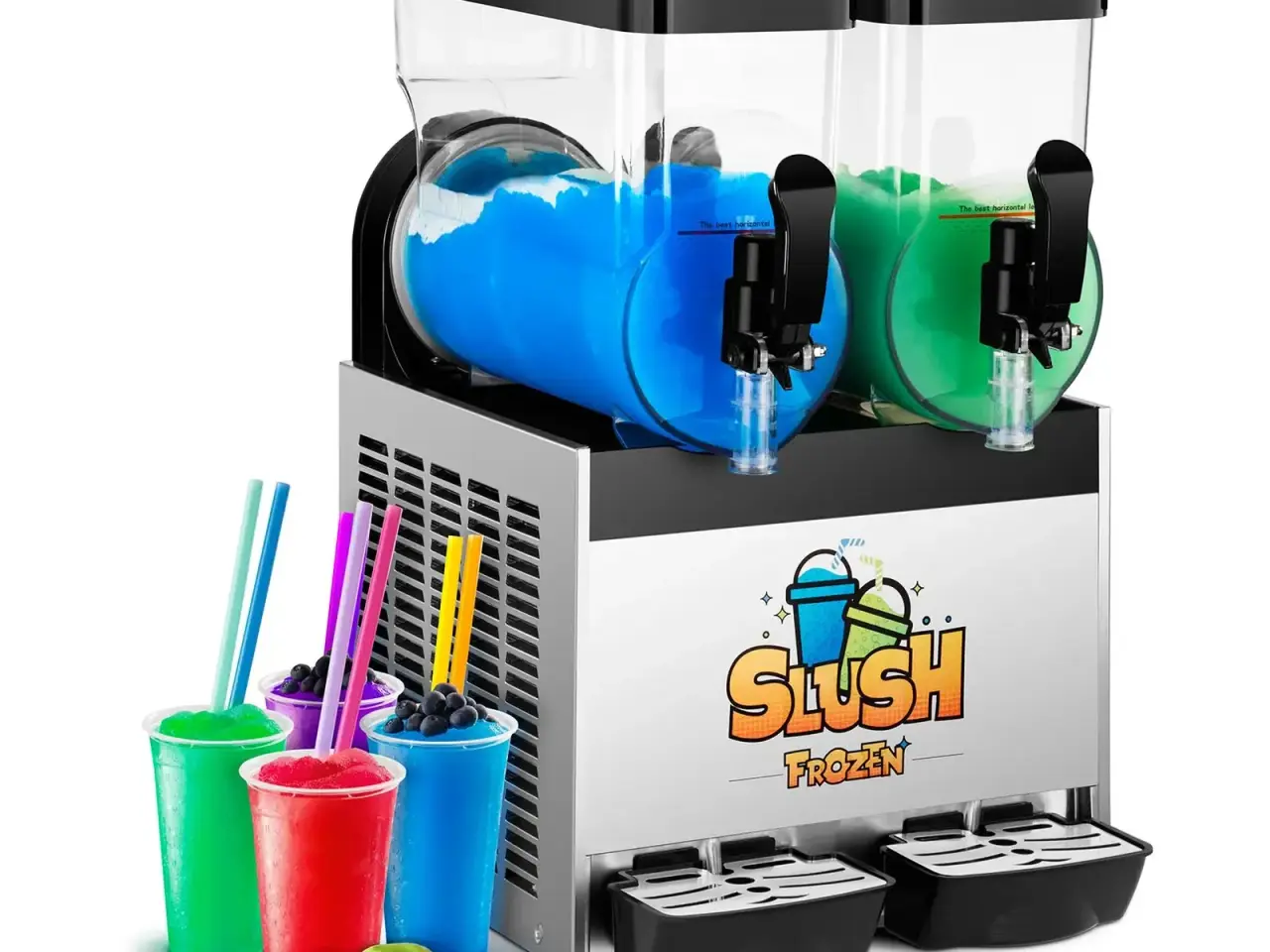 Billede 1 -  Slush ice-maskine – 2 x 15 liter – LED