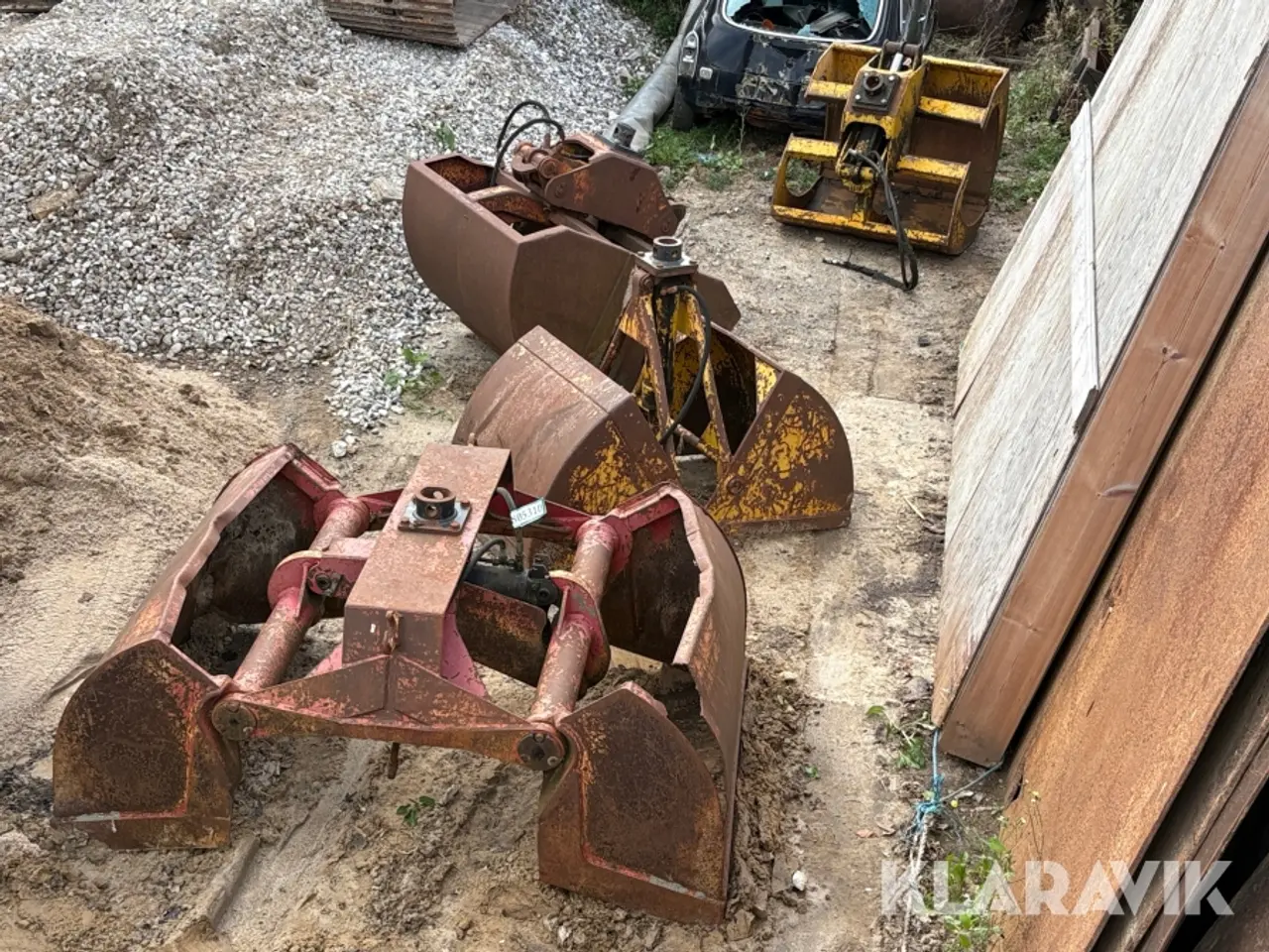 Billede 1 - Hydrauliske grabbe til lastbilkran, 4 Styk