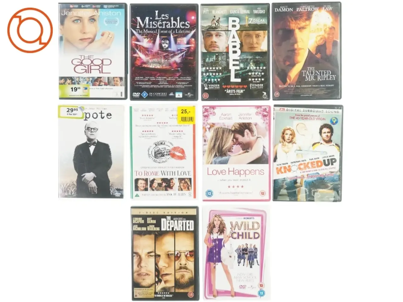 Billede 1 - Blandede film (10 stk) fra DVD