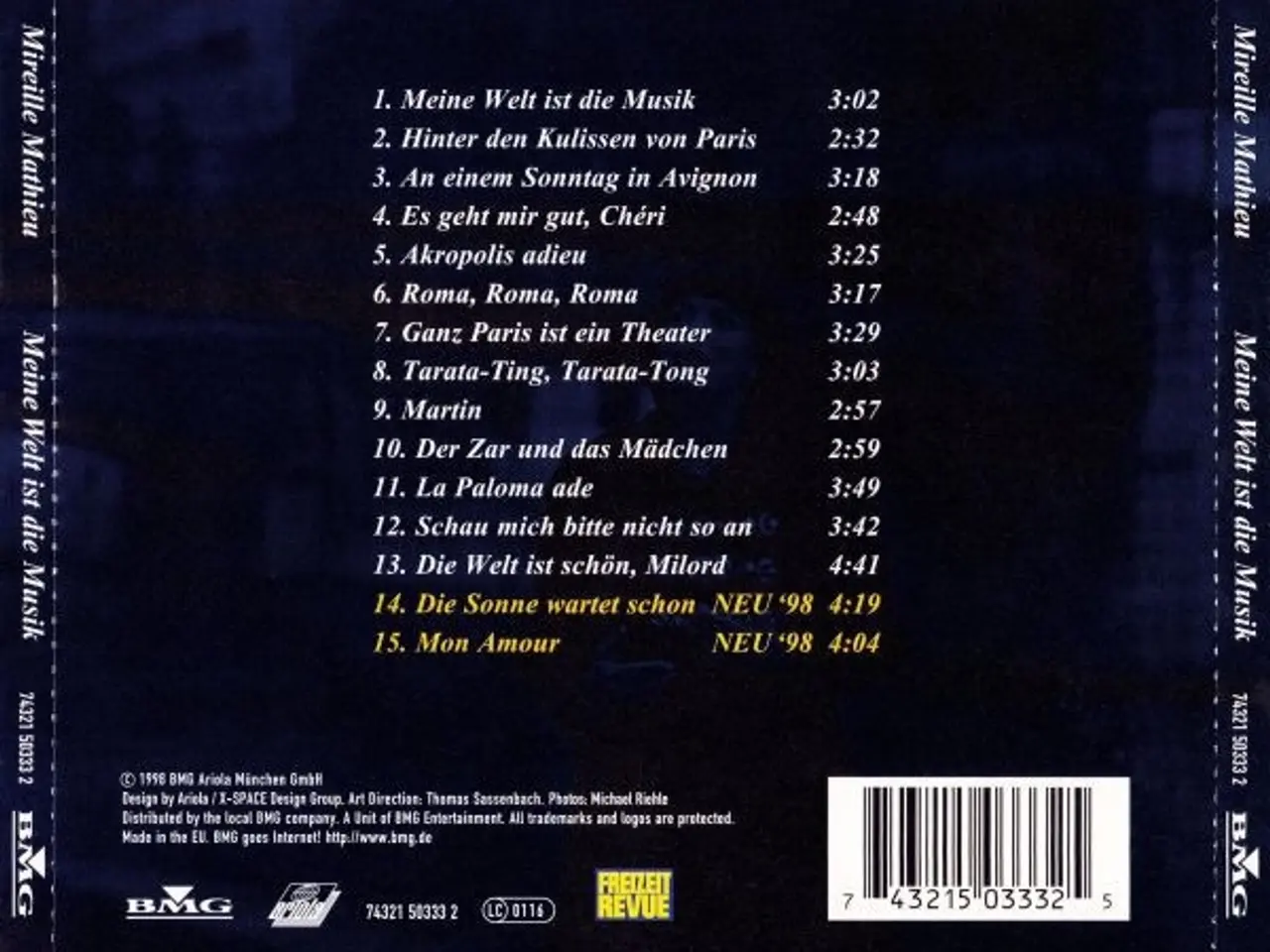 Billede 2 - Mireille Mathieu – Meine Welt Ist Die Musik – CD