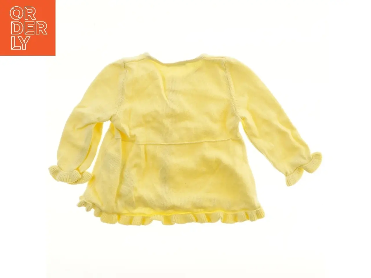 Billede 2 - Benetton (str. 68) Gul cardigan med knapper