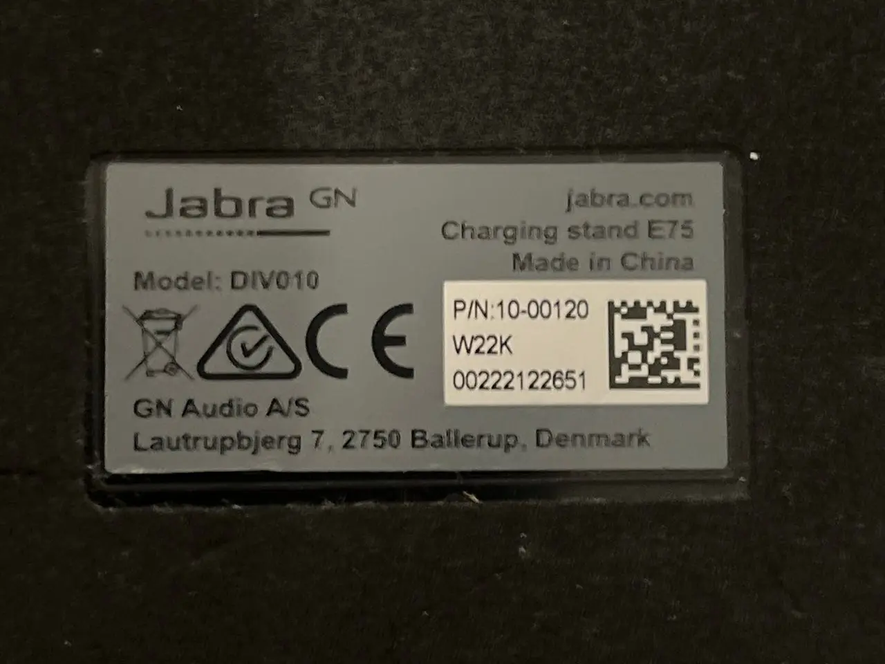 Billede 5 - Jabra ladestander E75 (DWO10) til Evolve 75
