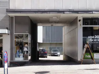 P-plads på prime pitch på Lyngby Hovedgade
