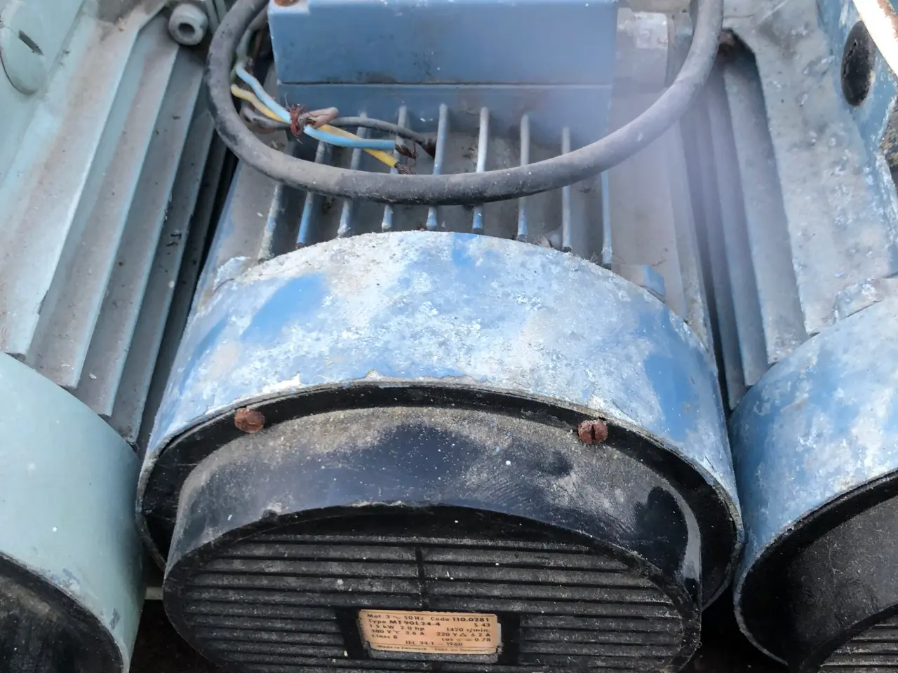 Billede 2 - Elmotor 2 HP/ 3 HP, 380 volt