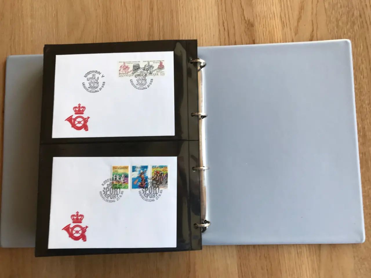 Billede 5 - Førstedagskuverter, Danmark,  71 stk. + Album