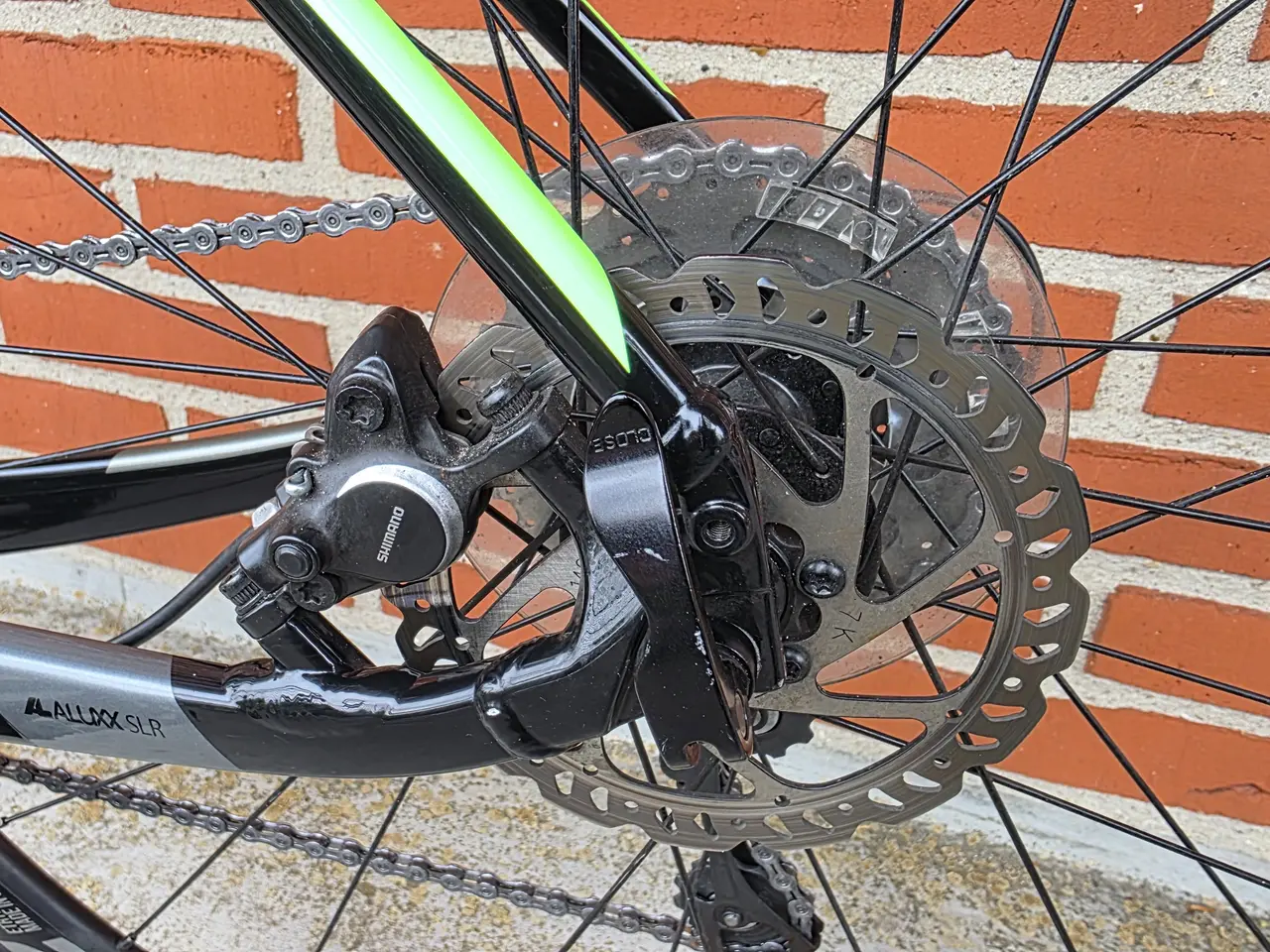 Billede 8 - Fed racercykel i sort/lysgrøn.