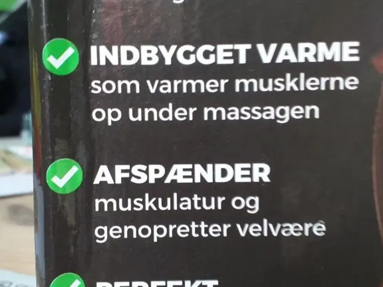 Billede 3 - L) Elektronisk massagepude med varme