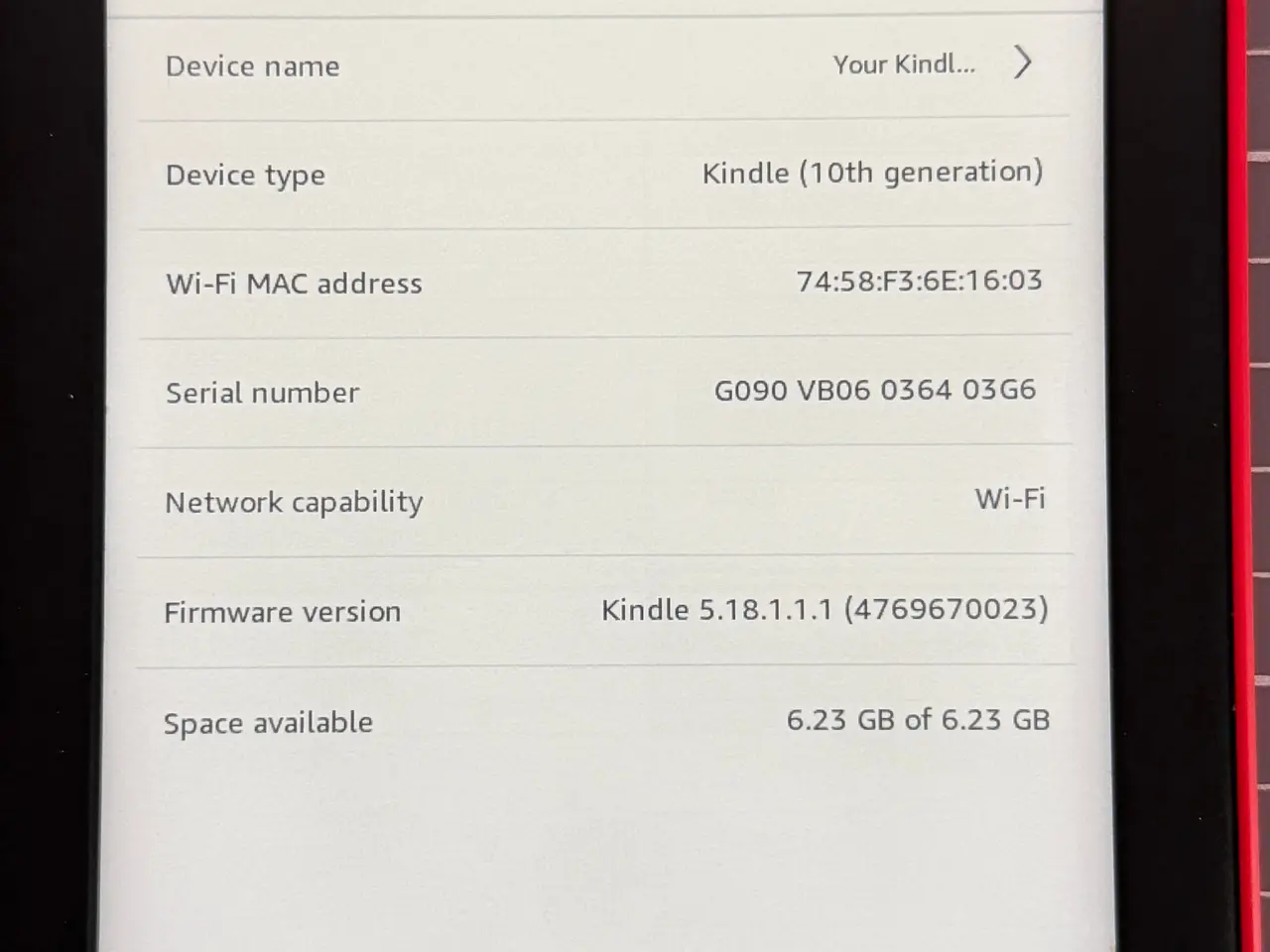 Billede 4 - Amazon Kindle 10Th Gen 8 GB, sort 6" e-bogslæser