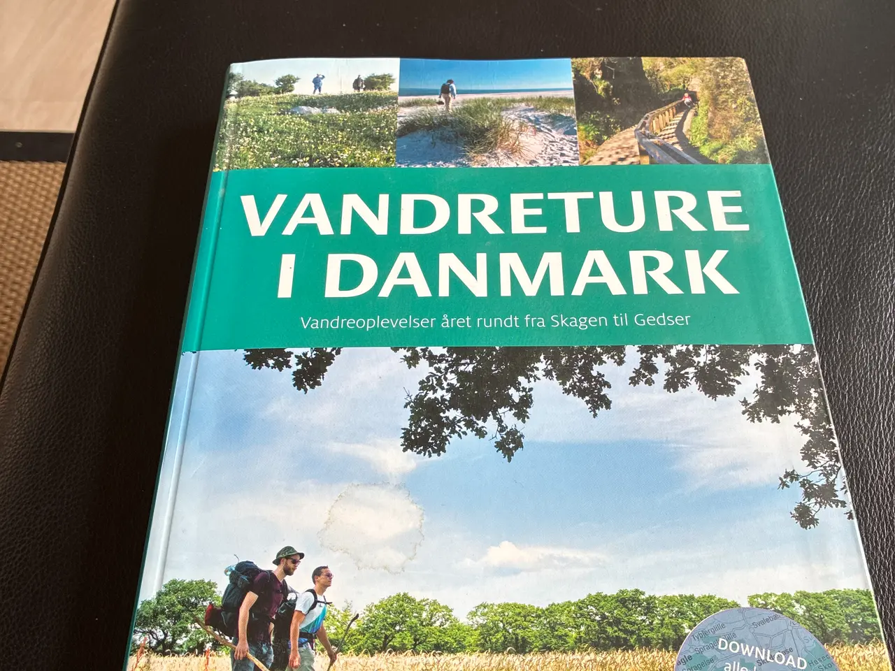 Billede 1 - Bog: Vandreture i Danmark