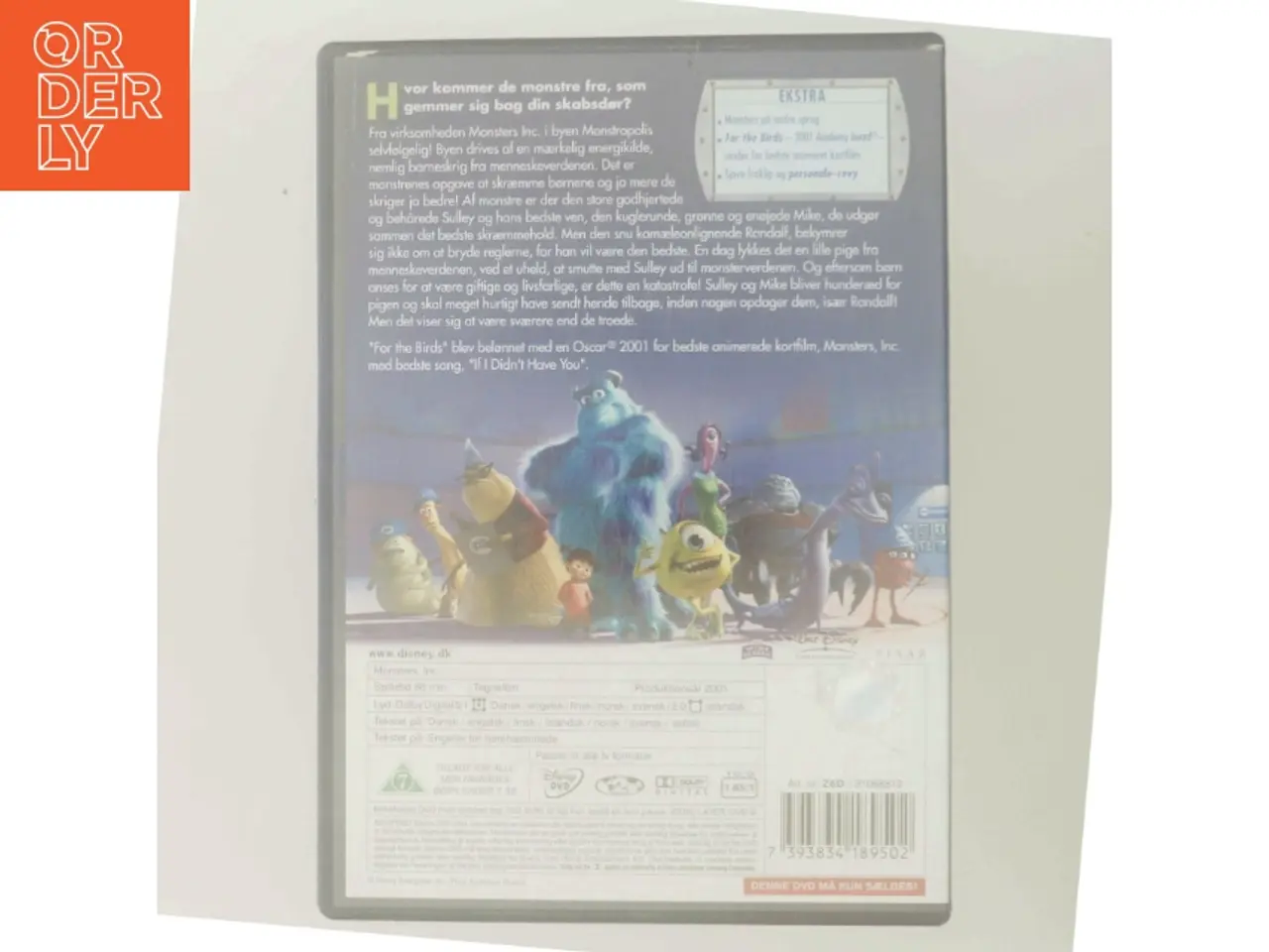 Billede 3 - Monsters Inc med Mike Wazowski (DVD)