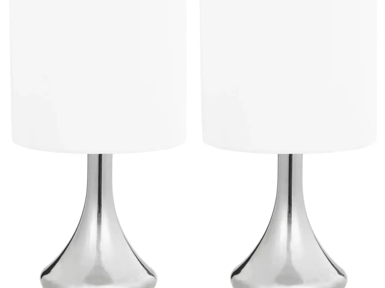 Billede 6 - Bordlamper 2 stk. touch-knap E14 hvid