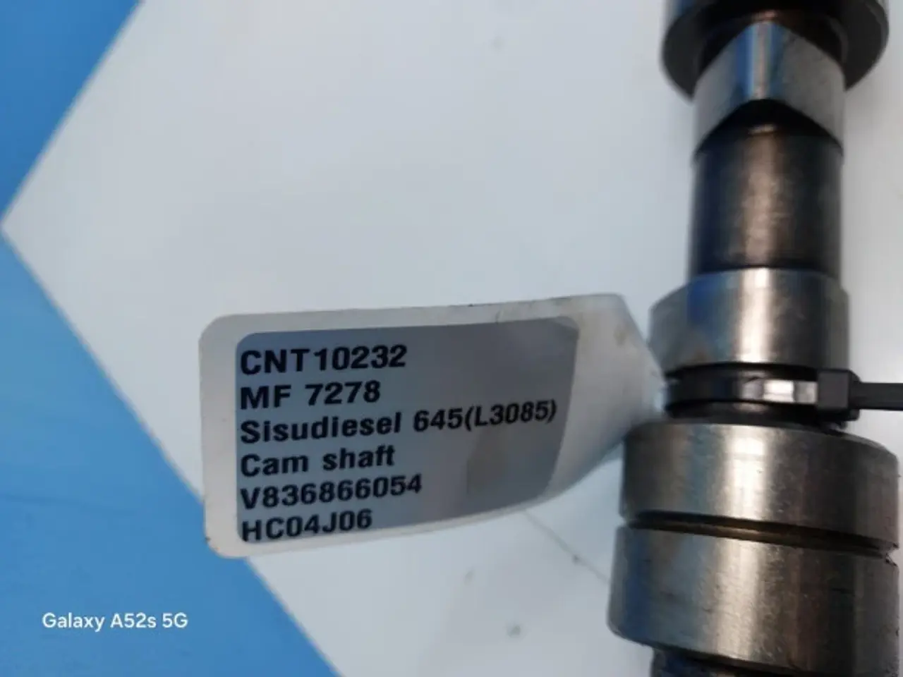 Billede 3 - Massey Ferguson 7278 Knastaksel SisuDiesel 645 (L3085) V836866054