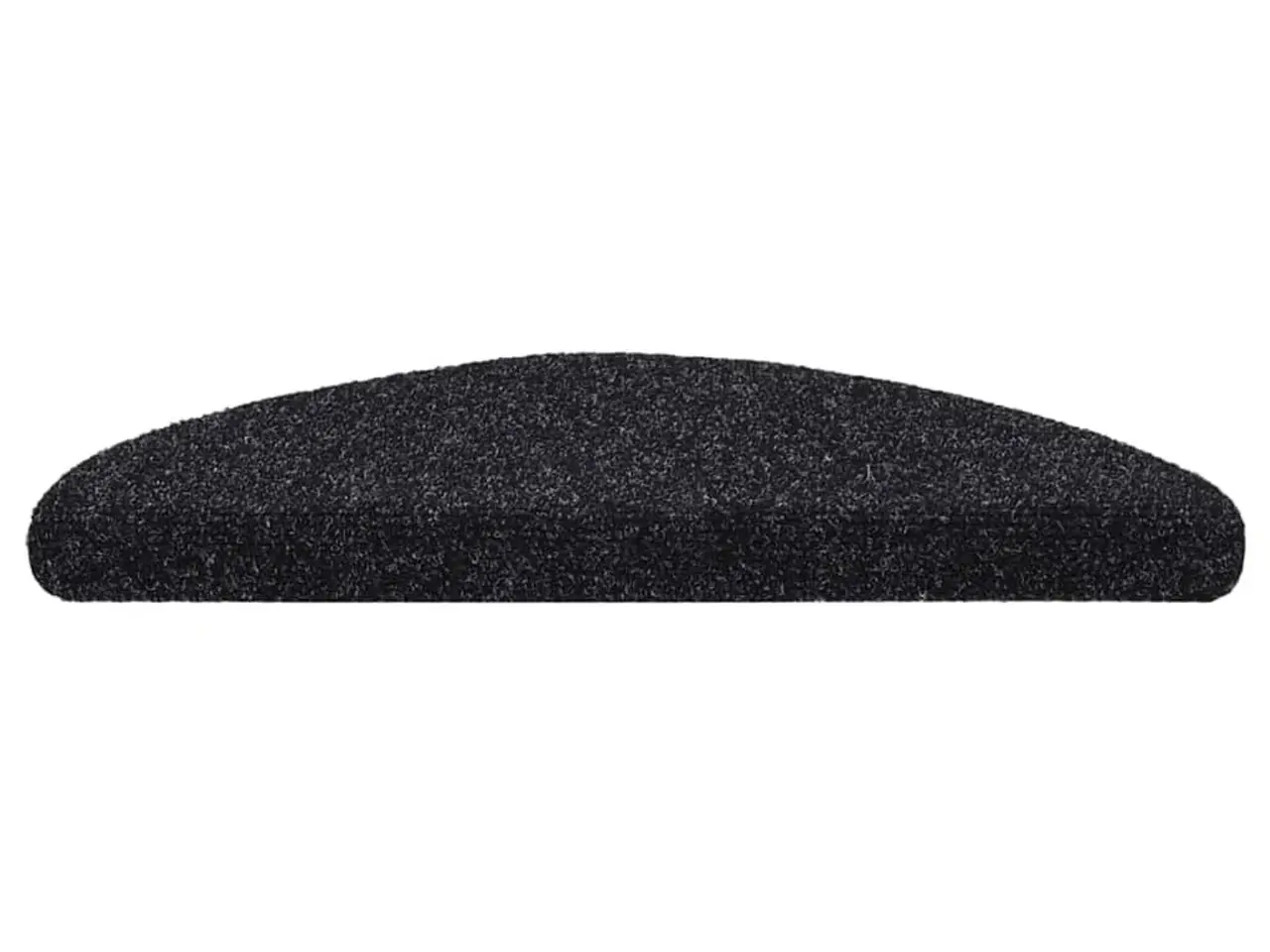 Billede 4 - Trappemåtter selvklæbende - 10 stk., halvrunde, 56×17×3 cm, sort
