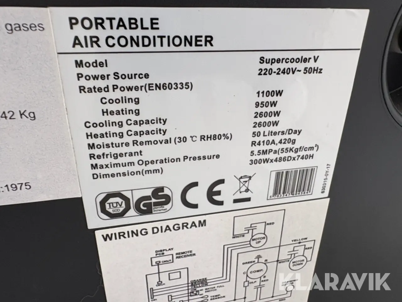 Billede 6 - Air conditioner Thermex Supercooler V 220-240v