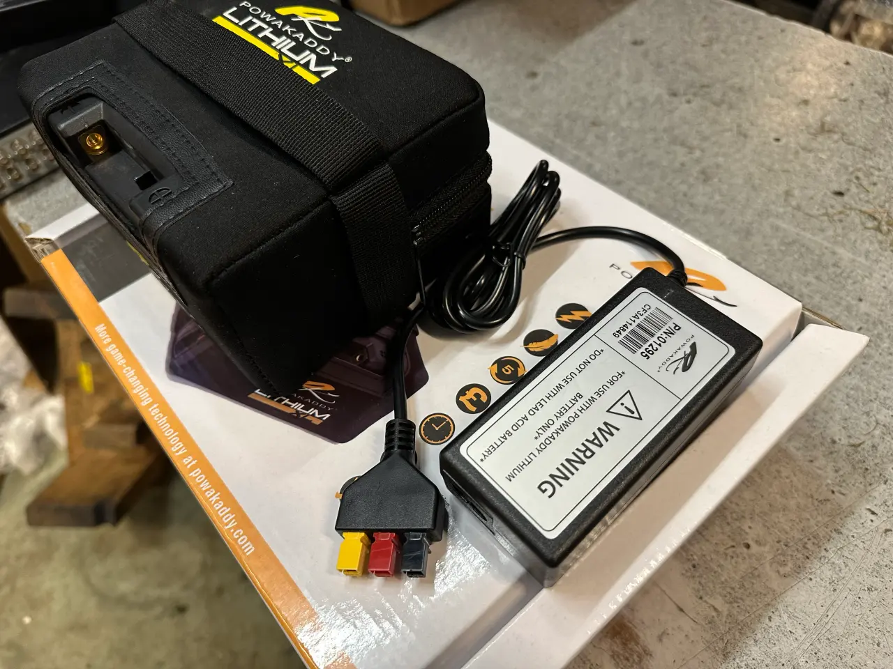 Billede 4 - POWAKADDY XL Lithium Golf batteri NYT!