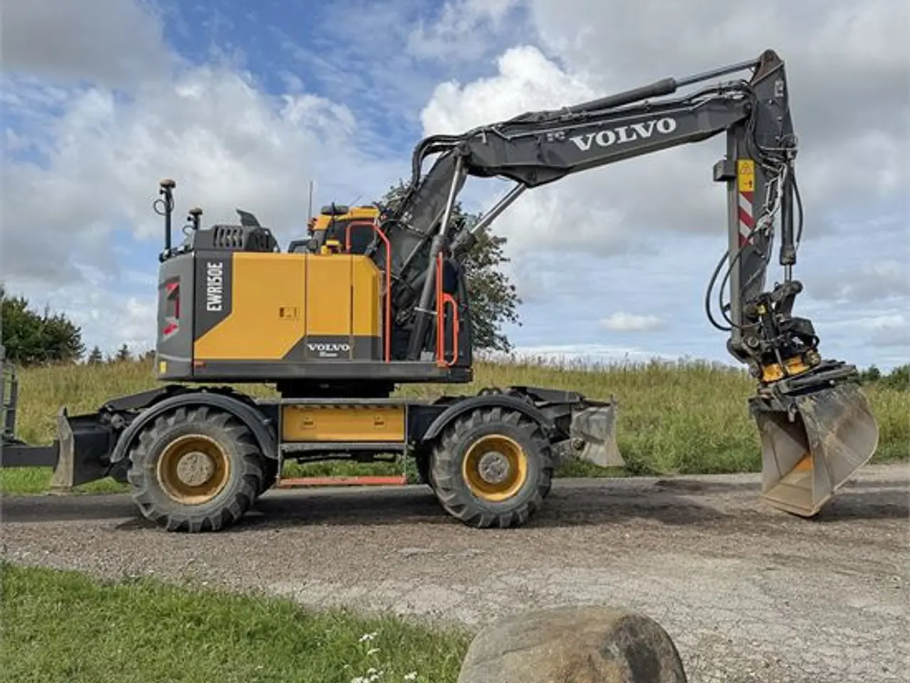 Billede 6 - Volvo EWR150 E - 20 ton, DC2 styrring,  Engcon rotortilt, Topcon X75 3D GPS, trailer