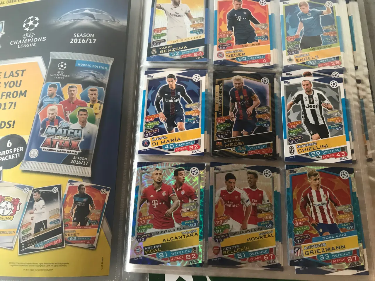 Billede 2 - Match Attax 'CL 2016/17' fodboldkort