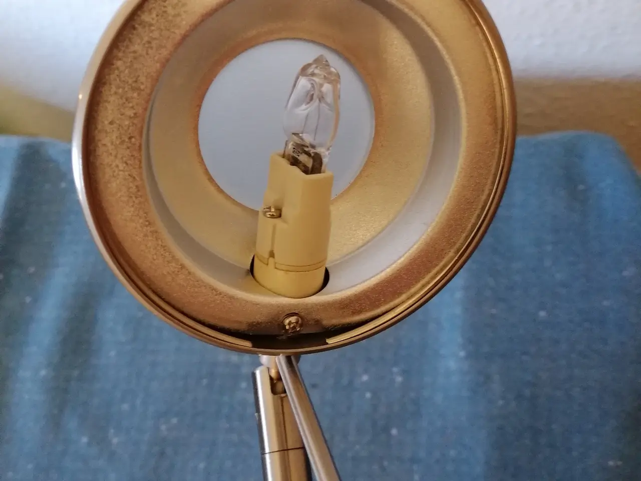 Billede 7 - Smuk Stål Briloner Bordlampe