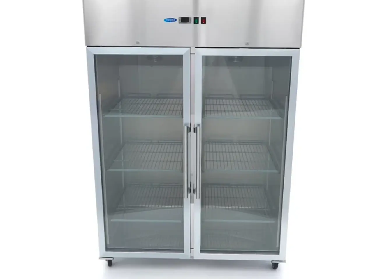 Billede 2 - Industrifryseskab med 2 glasdøre 2/1 GN – 1400 L